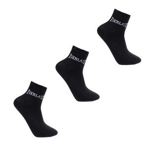 Everlast Childrens/Kids Logo Crew Socks (Pack of 3) / Black
